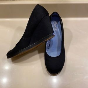 Good condition Keds canvas wedges size 9